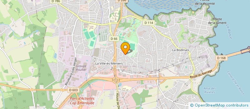 localisation de l'entreprise SCI DEMSY  DINARD