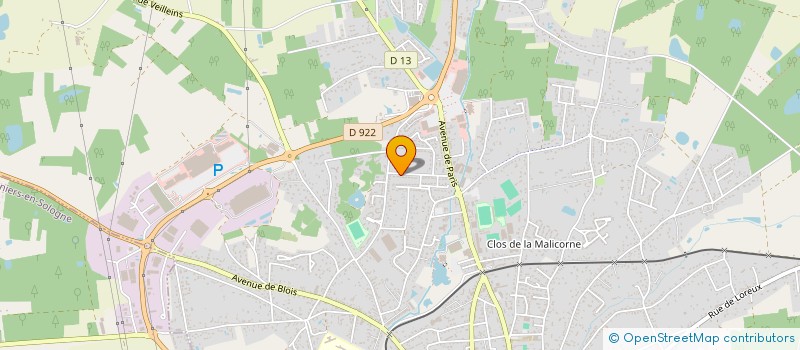 localisation de l'entreprise SCI DEMT  ROMORANTIN-LANTHENAY