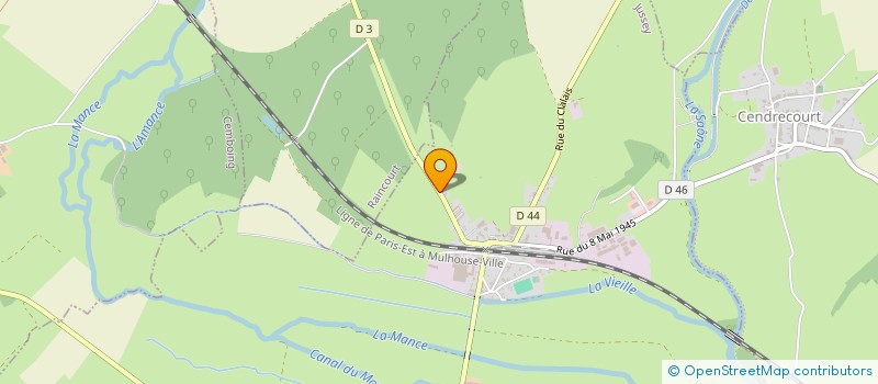 localisation de l'entreprise SCI DEMZAT  JUSSEY