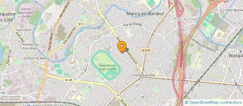 localisation de l'entreprise SCI DEN à MARCQ-EN-BARŒUL