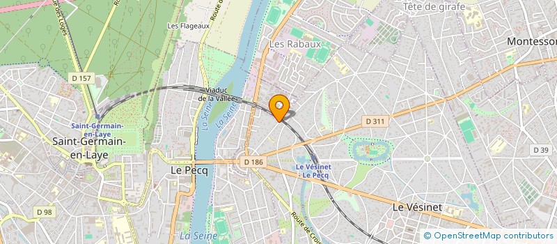 localisation de l'entreprise SCI DENARD  LE VESINET