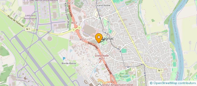 localisation de l'entreprise SCI DENAT  BLAGNAC