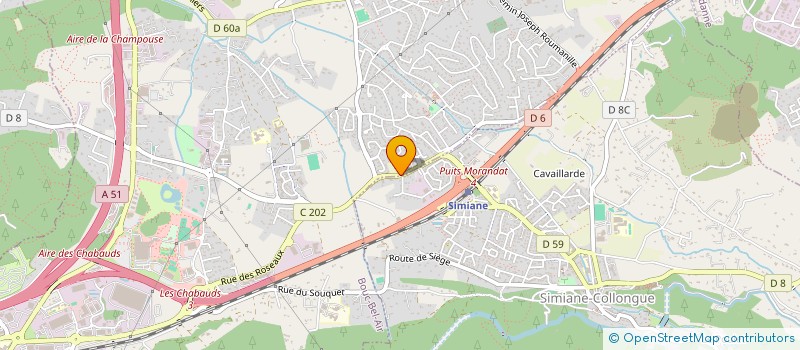 localisation de l'entreprise SCI DENATH  SIMIANE-COLLONGUE