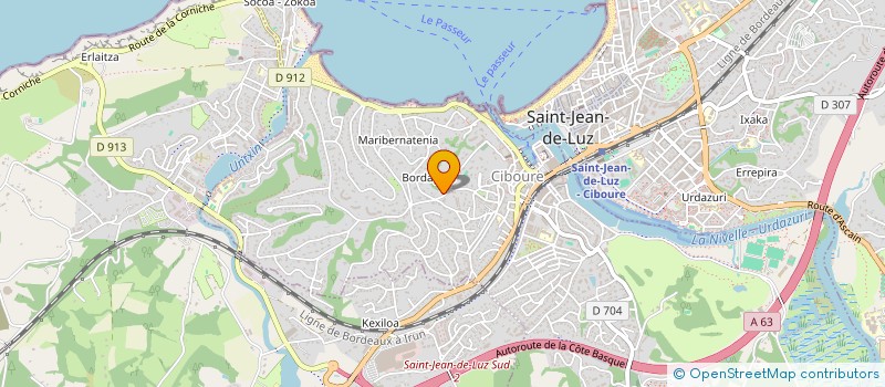 localisation de l'entreprise SCI DENAVARRE BORDAGAIN  CIBOURE