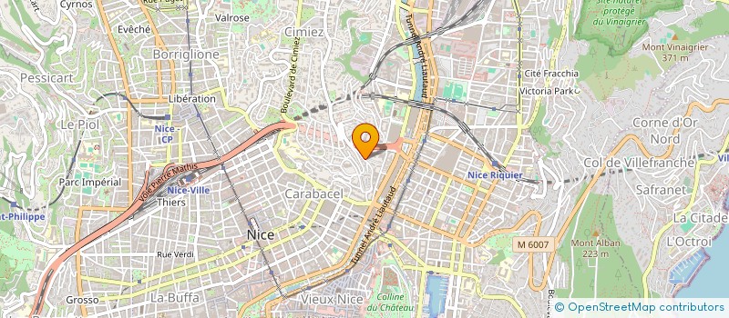 localisation de l'entreprise SCI DENBIEN à NICE