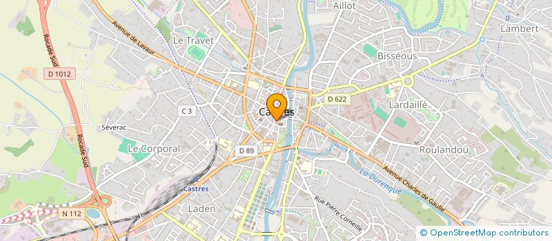 localisation de l'entreprise SCI DENFERT  CASTRES