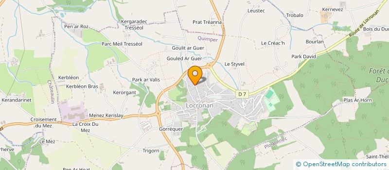 localisation de l'entreprise SCI DENFERT ROCHEREAU  QUEMENEVEN