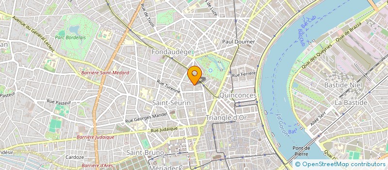 localisation de l'entreprise SCI DENFERT ROCHEREAU à BORDEAUX