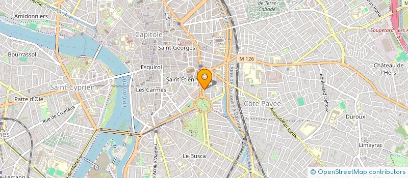 localisation de l'entreprise SCI DENFERT ROCHEREAU  TOULOUSE