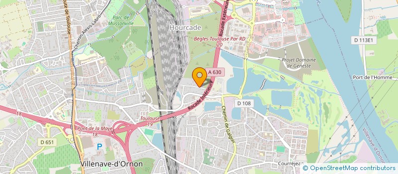 localisation de l'entreprise SCI DENG  VILLENAVE-D'ORNON