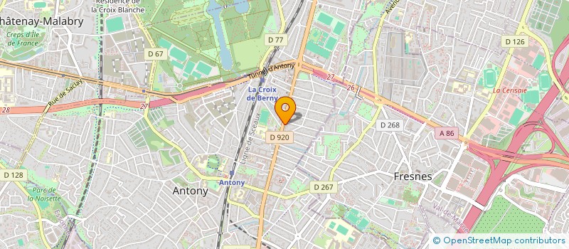 localisation de l'entreprise SCI DENI à ANTONY