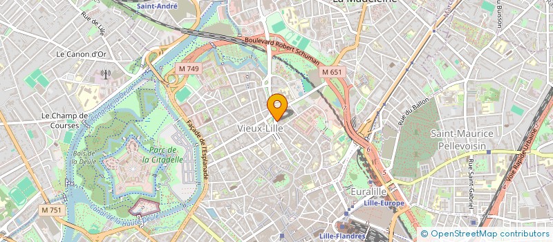 localisation de l'entreprise SCI DENI à LILLE