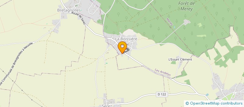 localisation de l'entreprise SCI DENIA  CHAVIGNY-BAILLEUL