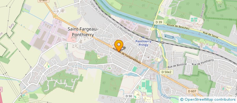 localisation de l'entreprise SCI DENIADINE  SAINT-FARGEAU-PONTHIERRY