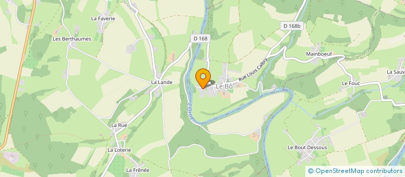 localisation de l'entreprise SCI DENIAUX  LE BO