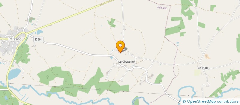 localisation de l'entreprise SCI DENIE - LE CHENE à SAINT-HILAIRE-SUR-BENAIZE
