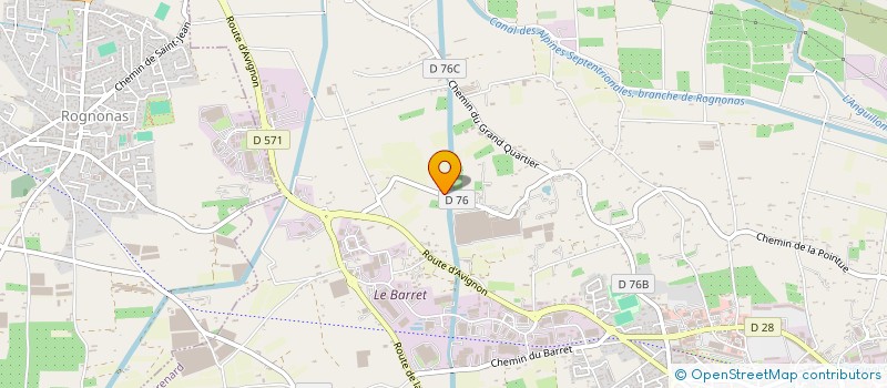 localisation de l'entreprise SCI DENIER à CHATEAURENARD