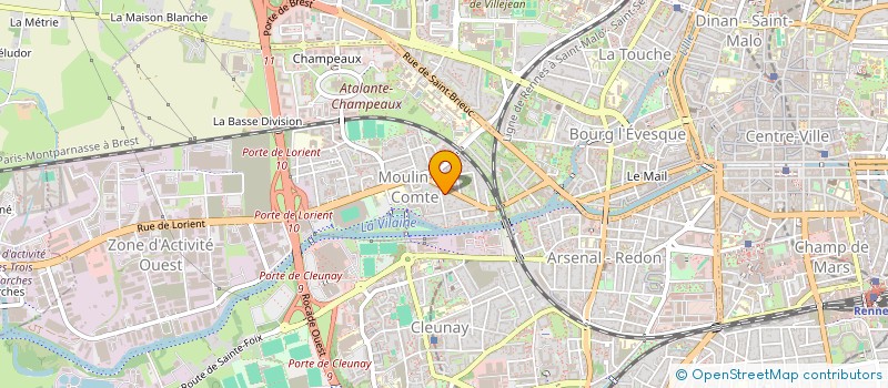 localisation de l'entreprise SCI DENIER  RENNES