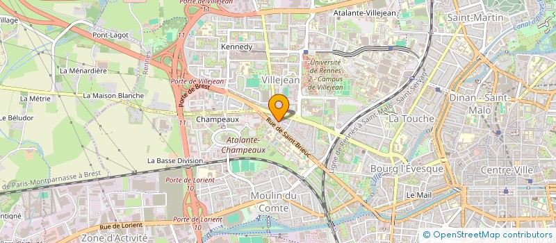 localisation de l'entreprise SCI DENIEUL  RENNES