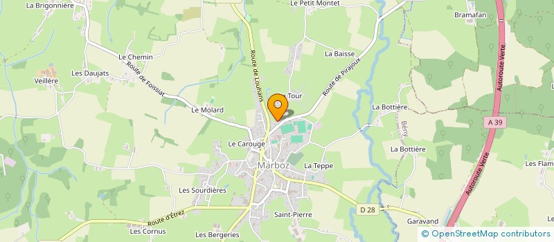 localisation de l'entreprise SCI DENIMI  MARBOZ