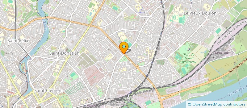 localisation de l'entreprise SCI DENIMO à NANTES