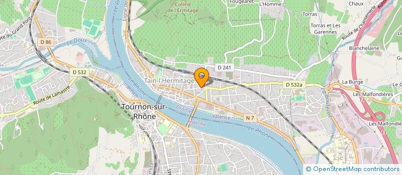 localisation de l'entreprise SCI DENIS  TAIN-L'HERMITAGE