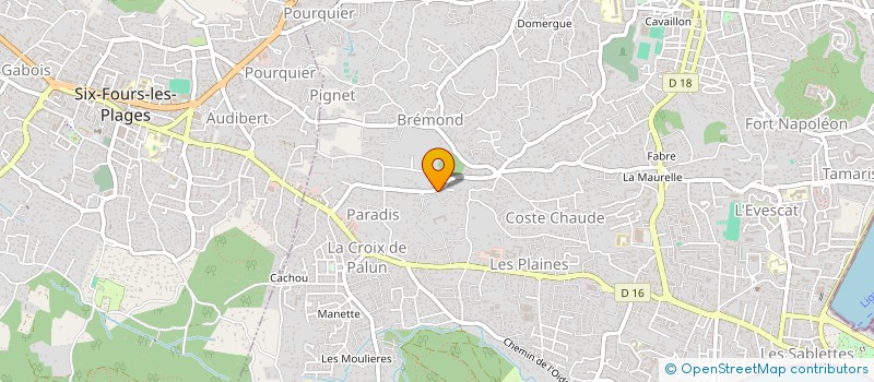 localisation de l'entreprise SCI DENIS à LA SEYNE-SUR-MER
