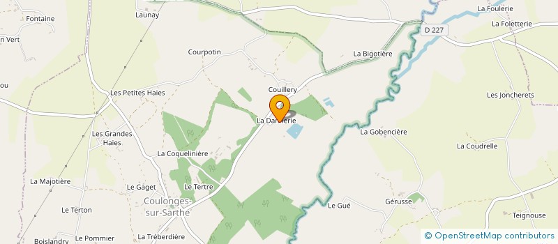 localisation de l'entreprise SCI DENIS à COULONGES SUR SARTHE