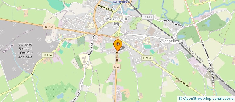 localisation de l'entreprise SCI DENIS  AVESNELLES