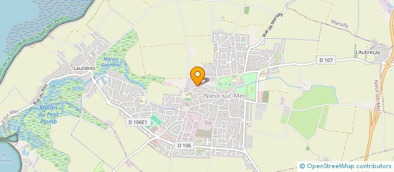 localisation de l'entreprise SCI DENIS  NIEUL-SUR-MER