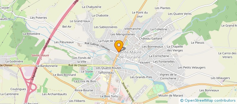 localisation de l'entreprise SCI DENIS  SAINTE-MAURE-DE-TOURAINE