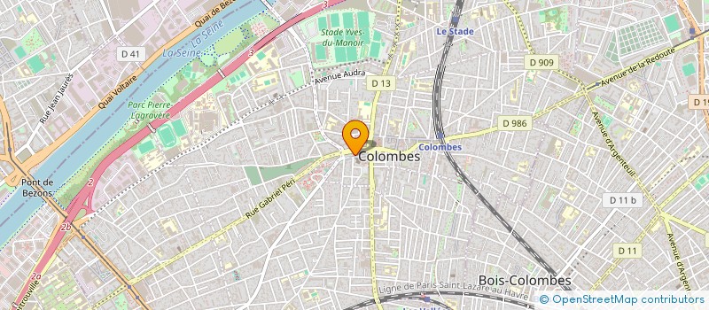 localisation de l'entreprise SCI DENIS ANDRE à COLOMBES
