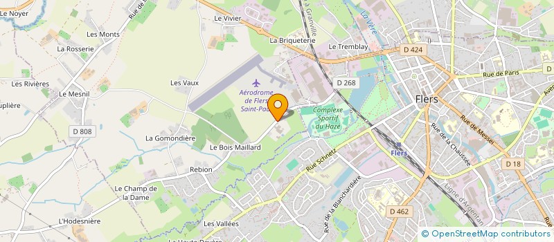 localisation de l'entreprise SCI DENIS BAFA à LA LANDE PATRY