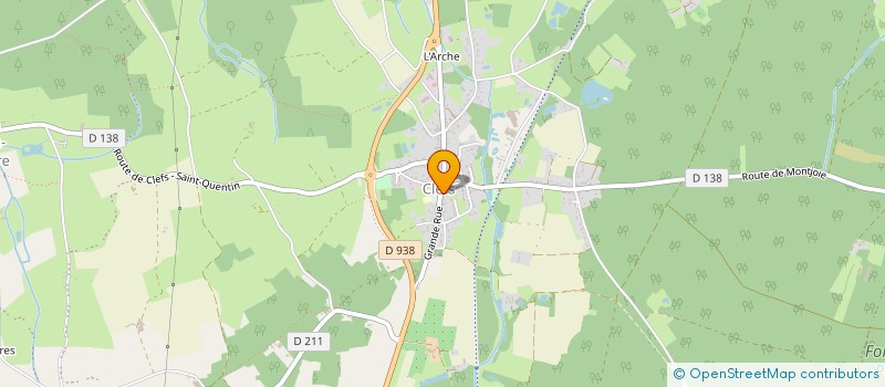 localisation de l'entreprise SCI DENIS BEAUVAU  BAUGE-EN-ANJOU