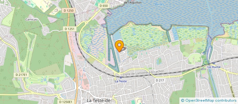 localisation de l'entreprise SCI DENIS BELLOCQ à LA TESTE-DE-BUCH
