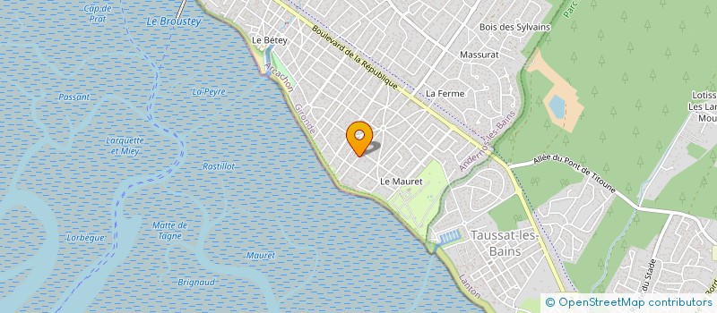 localisation de l'entreprise SCI DENIS CHRISTOPHE AUDREY  ANDERNOS-LES-BAINS