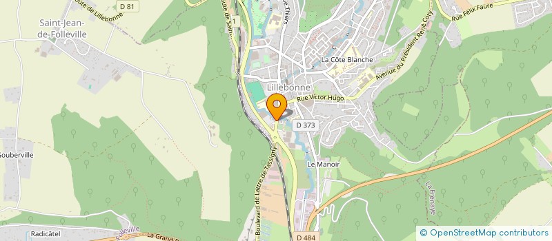 localisation de l'entreprise SCI DENIS CORDONNIER  LILLEBONNE