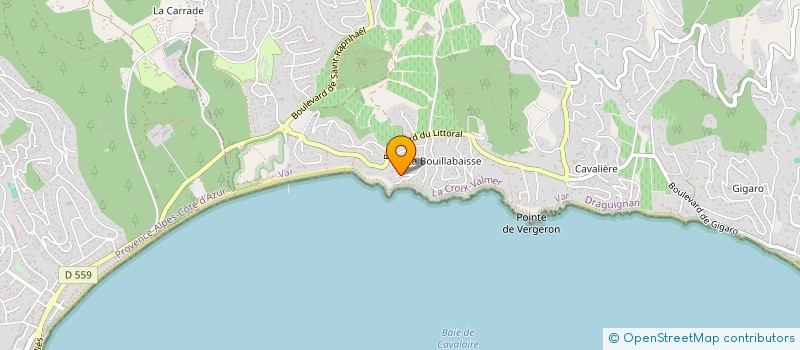 localisation de l'entreprise SCI DENIS DENNIS  LA CROIX-VALMER