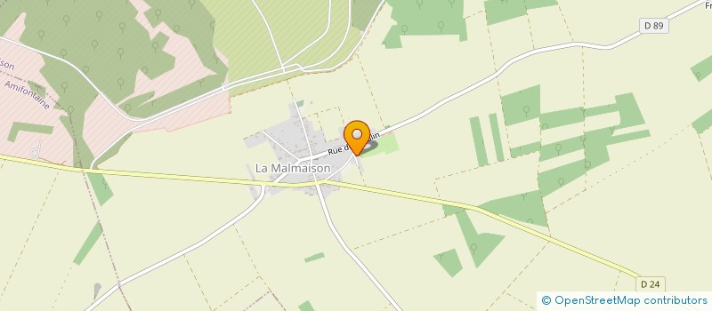 localisation de l'entreprise SCI DENIS ET DAVIDS LEFEVRE  LA MALMAISON