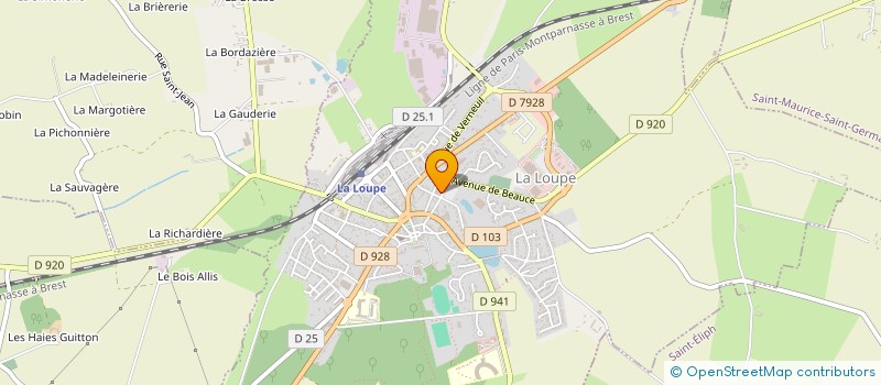 localisation de l'entreprise SCI DENIS IMMO à LA LOUPE