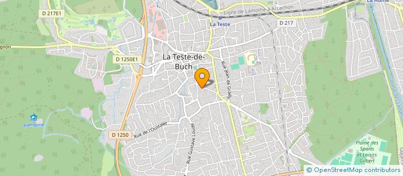 localisation de l'entreprise SCI DENIS JUANOLA à LA TESTE-DE-BUCH