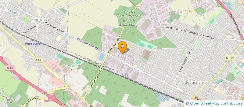 localisation de l'entreprise SCI DENIS PAPIN  BEAUCHAMP