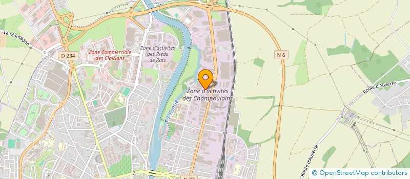 localisation de l'entreprise SCI DENIS PAPIN à AUXERRE