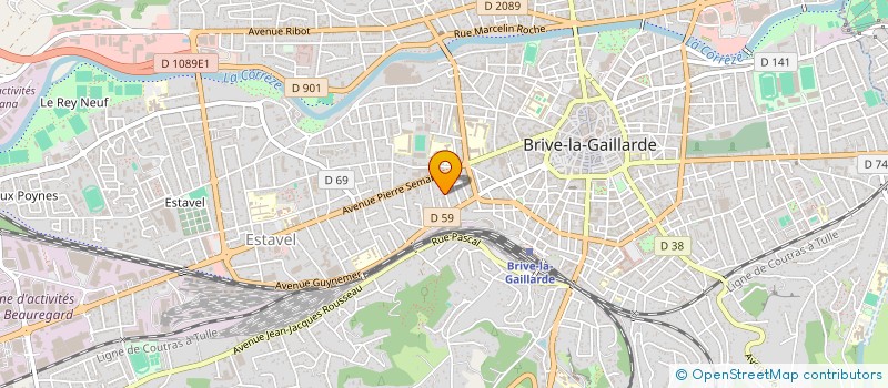 localisation de l'entreprise SCI DENIS PAPIN  BRIVE-LA-GAILLARDE