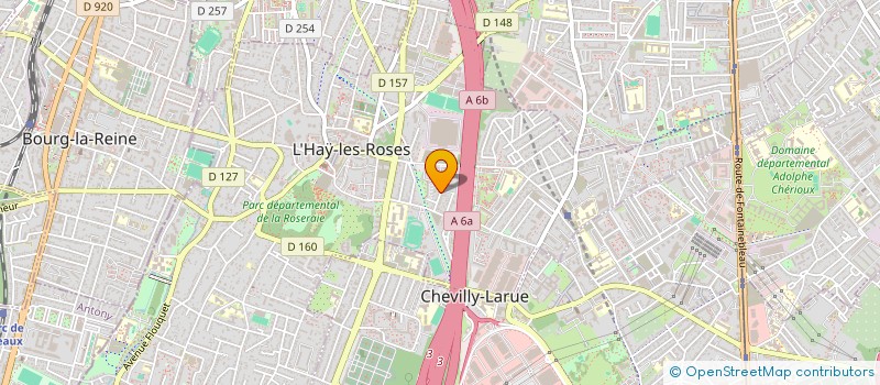 localisation de l'entreprise SCI DENIS PAPIN  L'HAY-LES-ROSES