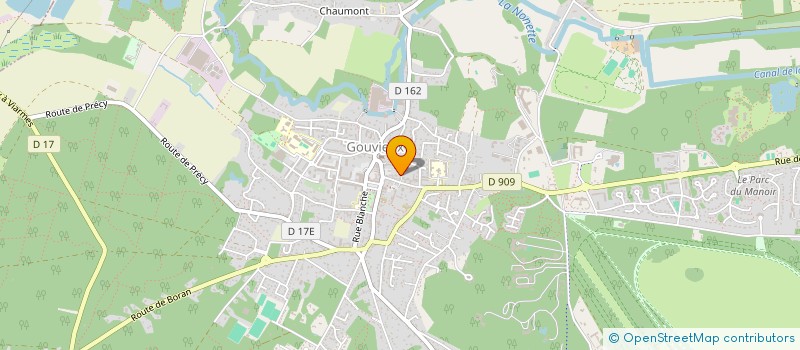 localisation de l'entreprise SCI DENIS PAPIN  CHANTILLY