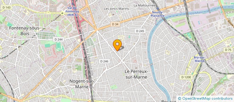 localisation de l'entreprise SCI DENISE  LE PERREUX-SUR-MARNE