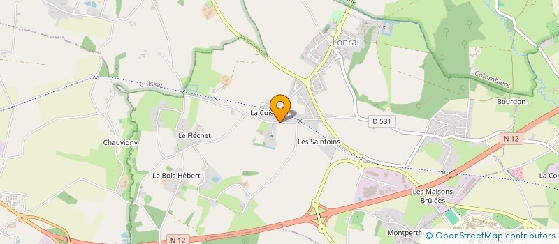 localisation de l'entreprise SCI DENISE à LONRAI