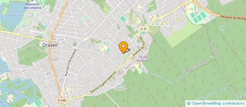 localisation de l'entreprise SCI DENISE  DRAVEIL