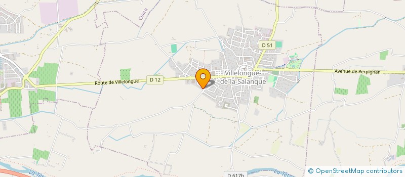 localisation de l'entreprise SCI DENISLOU  VILLELONGUE-DE-LA-SALANQUE